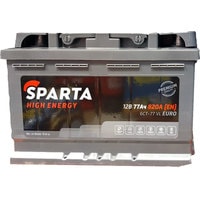 Автомобильный аккумулятор Sparta High Energy 6CT-77 (77 А·ч)