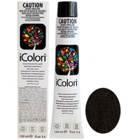 Крем-краска для волос KayPro iColori 2 черно-коричневый 100 мл