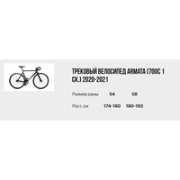 Велосипед Bear Bike Armata р.58 2021 (красный)