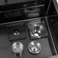 Кухонная мойка ARFEKA AF 750*460 Black PVD Nano
