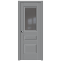 Межкомнатная дверь ProfilDoors 2.39U L 90x200 (манхэттен, стекло графит)