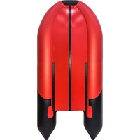 Моторно-гребная лодка Ривьера Компакт 3400 СК (красный/черный)