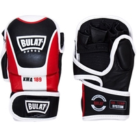 Перчатки для бокса Bulat Full Contact MMA KMA-189 (S, черный/красный/белый)