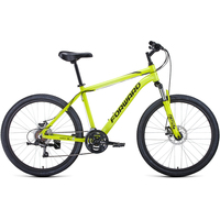 Велосипед Forward Hardi 26 2.1 D р.18 2022 (светло-желтый/черный)