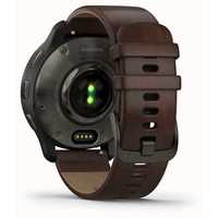 Умные часы Garmin Venu 2 Plus (черный/коричневый)