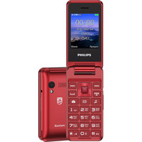 Кнопочный телефон Philips Xenium E2601 (красный)