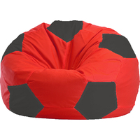 Кресло-мешок Flagman Мяч Стандарт М1.1-170 (красный/темно-серый)