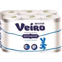 Туалетная бумага Veiro Домашняя двухслойная (12 рулонов)