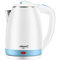 Электрический чайник Atlanta ATH-2437 (белый/голубой)
