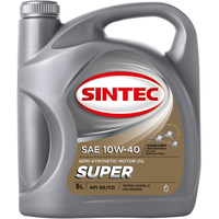 Моторное масло Sintec Super SAE 10W-40 API SG/CD 5л