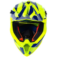 Мотошлем MT Helmets Falcon Crush B7 (S, глянцевый синий)