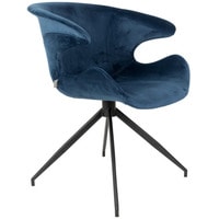 Интерьерное кресло Zuiver Mia (синий/черный)