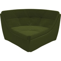 Элемент модульного дивана Лига диванов Холидей люкс 105689 (микровельвет, зеленый)