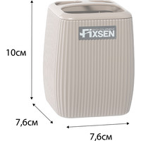 Стакан для зубной щетки и пасты Fixsen FX-403-3