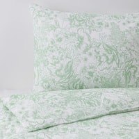 Постельное белье Ikea Скогсстарр (зеленый) 150x200/50x70