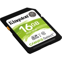 Карта памяти Kingston Canvas Select SDS/16GB SDHC 16GB
