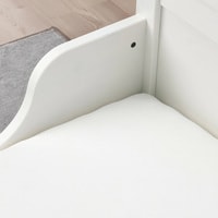 Постельное белье Ikea Лен (белый) 80x130