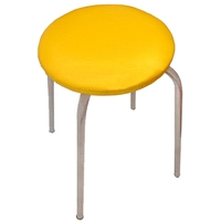 Табурет Фабрика стульев Эконом (желтый/серебристый)