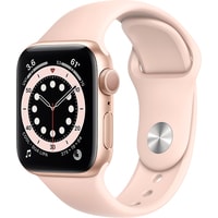 Умные часы Apple Watch Series 6 LTE 40 мм (алюминий золотистый/розовый песок)