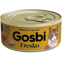 Консервированный корм для кошек Gosbi Fresco Adult Tuna & Salmon in jelly (Тунец и лосось в желе) 70 г
