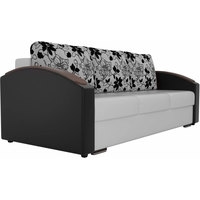 Диван Лига диванов Монако slide 102017 (белый/черный/серый)