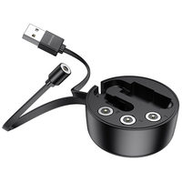 Кабель Borofone BU26 USB Type-A - Lightning/microUSB /USB-C (черный)