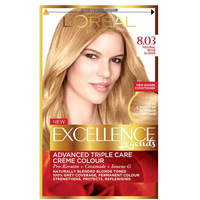 Крем-краска для волос L'Oreal Excellence 8.03 Пленительный блонд