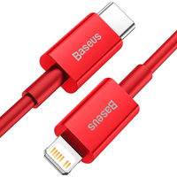 Кабель Baseus USB Type-C - Lightning CATLYS-A01 (1 м, черный)