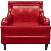 Интерьерное кресло Brioli Луи (экокожа, L19 красный)