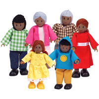 Кукла Hape Счастливая афроамериканская семья E3501-HP