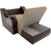 Кресло-кровать Лига диванов Меркурий 100682 60 см (бежевый/коричневый)
