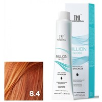 Крем-краска для волос TNL Professional Million Gloss 8.4 100 мл