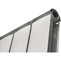 Дизайн-радиатор Silver 1500 (4 секции, белый глянец)