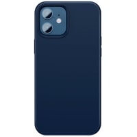 Чехол для телефона Baseus Liquid Silica Gel для iPhone 12 Pro Max (синий)