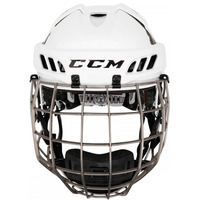 Cпортивный шлем CCM FitLite Combo S (белый)