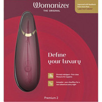Вибромассажер Womanizer Premium 2 Bordeaux