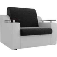 Кресло-кровать Лига диванов Сенатор 100698 60 см (черный/белый)