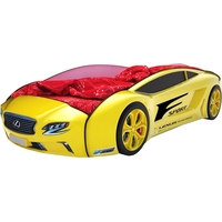 Кровать-машина КарлСон Roadster Лексус 162x80 (желтый)