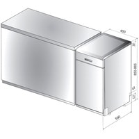 Отдельностоящая посудомоечная машина Hotpoint-Ariston HSFE 1B0 C S
