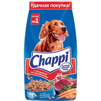 Сухой корм для собак Chappi Сытный мясной обед с говядиной по-домашнему 15 кг