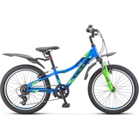 Детский велосипед Stels Pilot 260 Gent 20 V010 2021 (синий/зеленый)