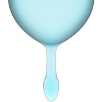 Менструальная чаша Satisfyer Feel Good (голубой)