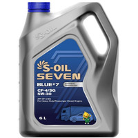 Моторное масло S-OIL Seven Blue #7 CF-4/SG 5W-30 6л