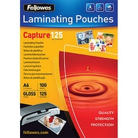 Пленка для ламинирования Fellowes Glossy Polyester Pouches А6, 125 мкм, 100 л