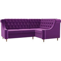 Угловой диван Лига диванов Бронкс 104578 (правый, фиолетовый)