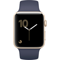 Умные часы Apple Watch Series 2 42mm Gold with Midnight Blue Sport Band [MQ152]