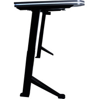 Геймерский стол Fit Focus Game с электроприводом одномоторный с подсветкой, черный
