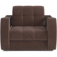 Кресло-кровать Мебель-АРС Барон №3 (велюр, молочный шоколад НВ-178 13)