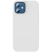 Чехол для телефона Baseus Liquid Silica Gel для iPhone 12 Pro Max (белый)