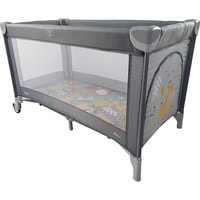 Манеж-кровать Baby Tilly Rio Plus T-1021 (пепельно-серый)